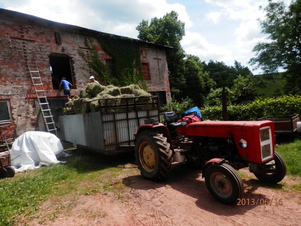 Zagroda Agroturystyczna Wiecha Mieroszow Esterno foto